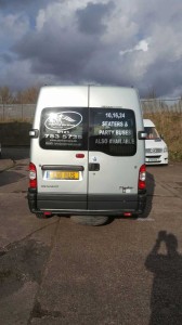 17 seater Renault Master minibus.          