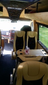 Luxury  table bus.         