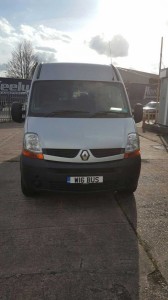 17 seater Renault Master minibus.          